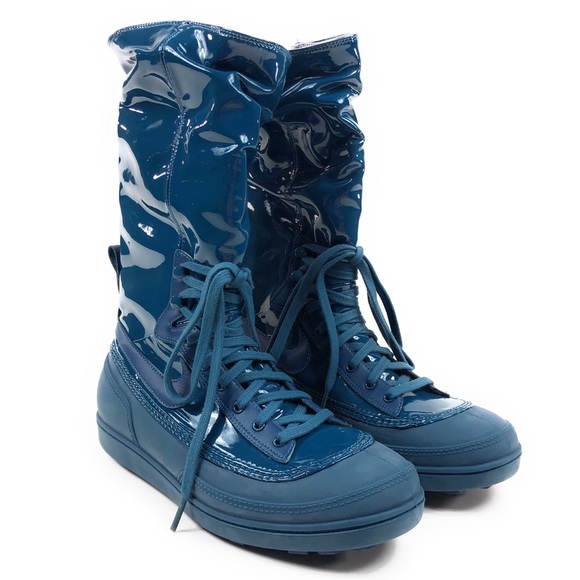 Nike Storm Warrior Retro Sneaker Boots Space Blue - Picture 2 of 8